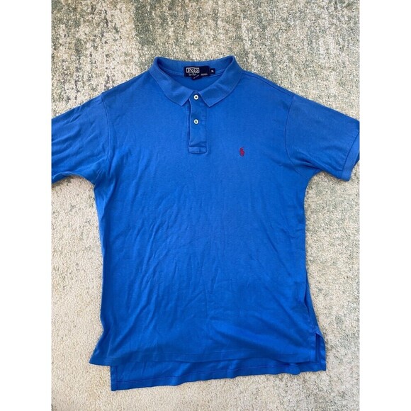 LOT (3) Size XL Polo Ralph Lauren Short Sleeve Shirt Polos Pony Blue Gray - Picture 12 of 14